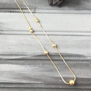 Gold Costume Necklace